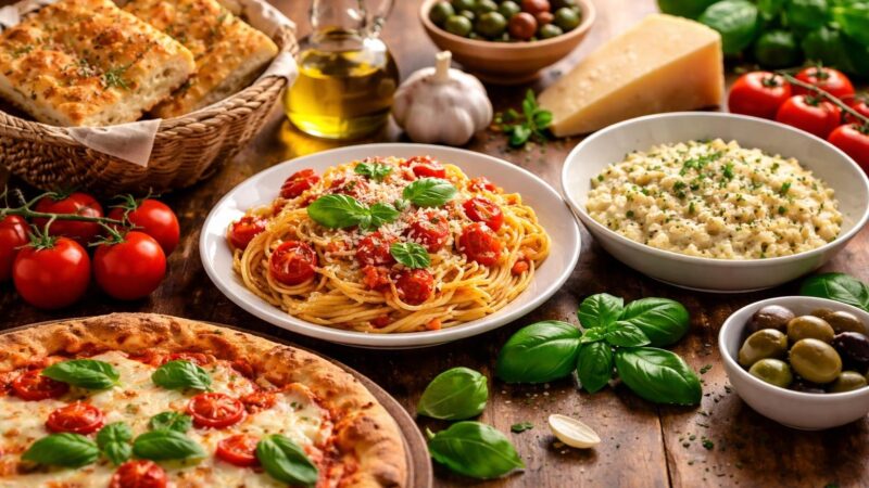 Comidas típicas da Itália: pratos clássicos e sabores regionais