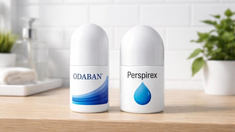 Odaban ou Perspirex? Qual é Melhor para Hiperidrose e Suor Excessivo