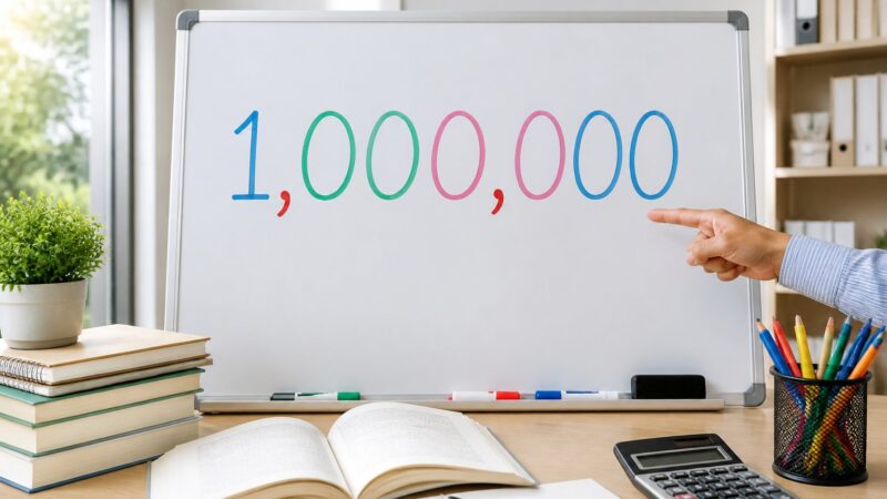 1 Milhão São Quantos Zeros: Saiba e Compare Números Grandes