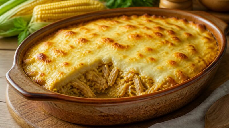 Receita Tradicional de Galinha Escabelada Cremosa