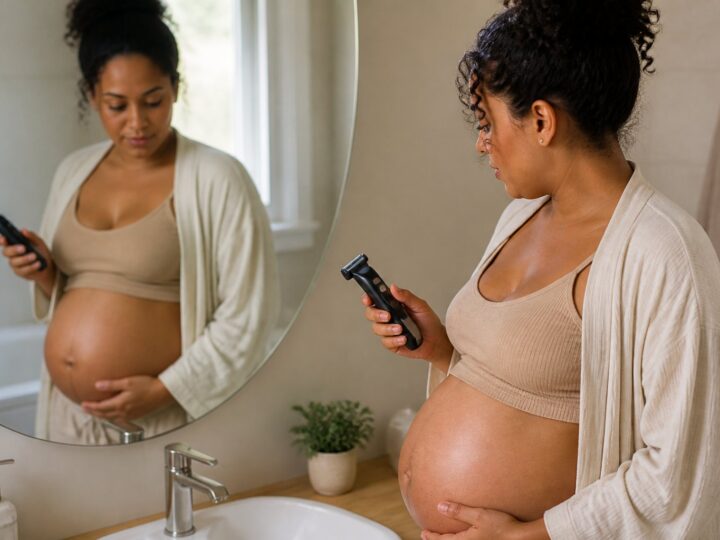 Pode raspar a barriga na gravidez? Cuidados