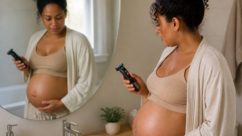 Pode raspar a barriga na gravidez? Cuidados